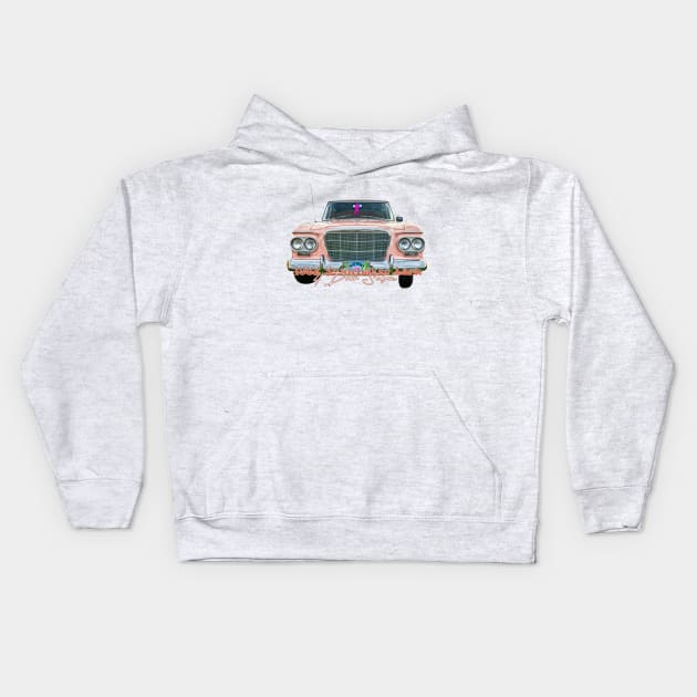 1962 Studebaker Lark 4 Door Sedan Kids Hoodie by Gestalt Imagery